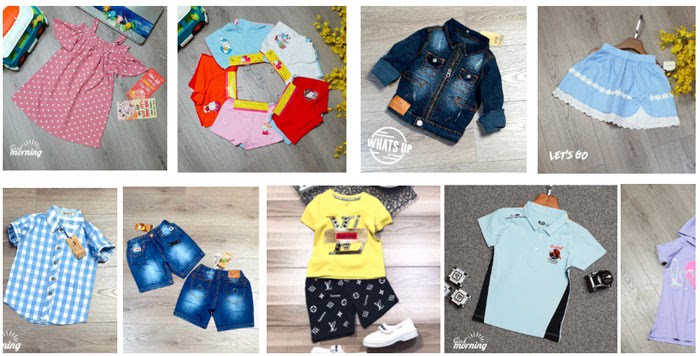 tổng kho quần áo trẻ em xuất khẩu