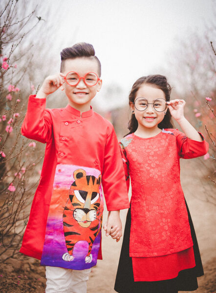 quần áo tết cho bé
