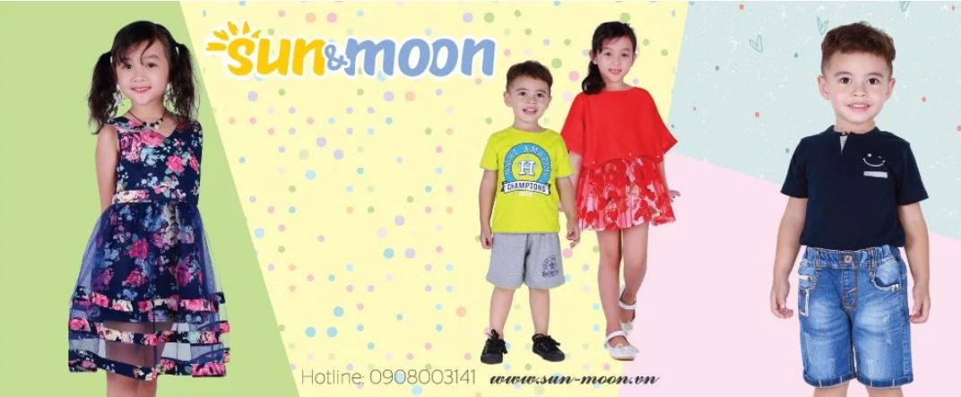 top quần áo trẻ em sun&moon